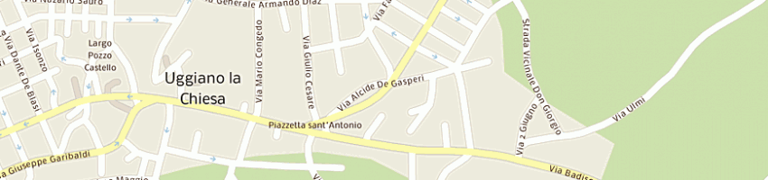 Mappa della impresa erreci gruppomoda srl a OTRANTO