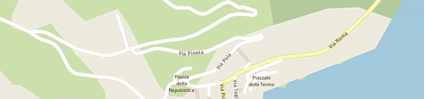 Mappa della impresa municipio a SANTA CESAREA TERME