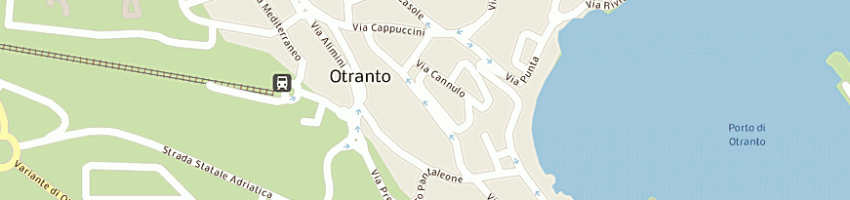 Mappa della impresa borgia sergio a OTRANTO