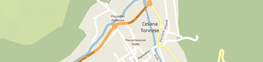 Mappa della impresa arredamenti grandi sas di grandi maurizio ed enrico a CESANA TORINESE