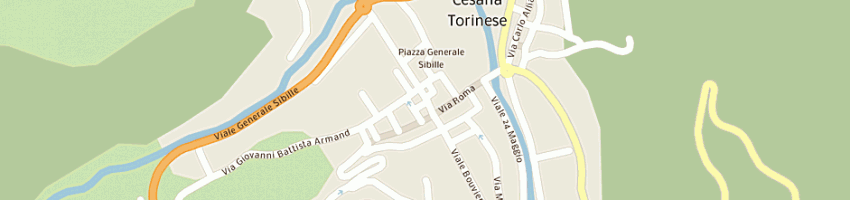 Mappa della impresa bar l'ibarus mida snc a CESANA TORINESE