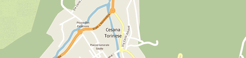 Mappa della impresa casullo lorenza a CESANA TORINESE