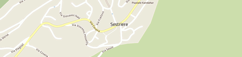 Mappa della impresa sport le torri di antonella pezzotti a SESTRIERE