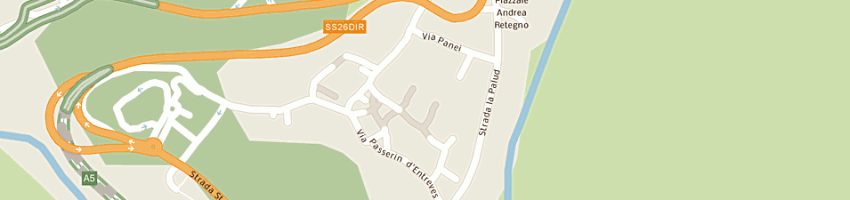 Mappa della impresa picchiottino flli (snc) a COURMAYEUR