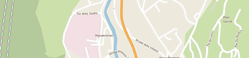 Mappa della impresa bar il ristorantino pizza a COURMAYEUR