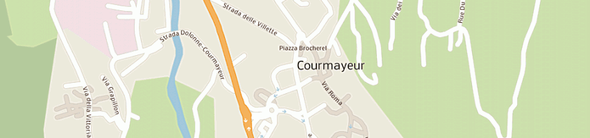 Mappa della impresa soltat di cerise giampieroeg (snc) a COURMAYEUR