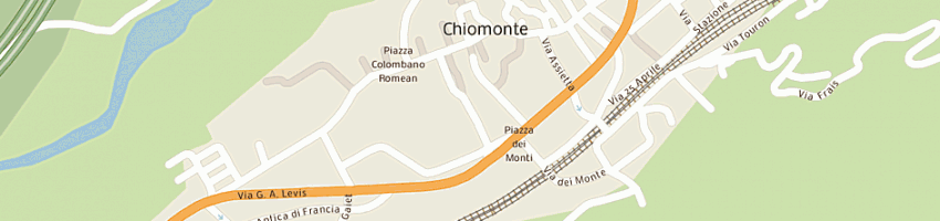 Mappa della impresa asilo comunale a CHIOMONTE