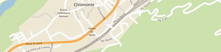 Mappa della impresa bar ristorante seggiovia a CHIOMONTE