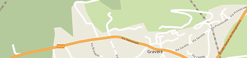 Mappa della impresa geoworks (sas) a GRAVERE