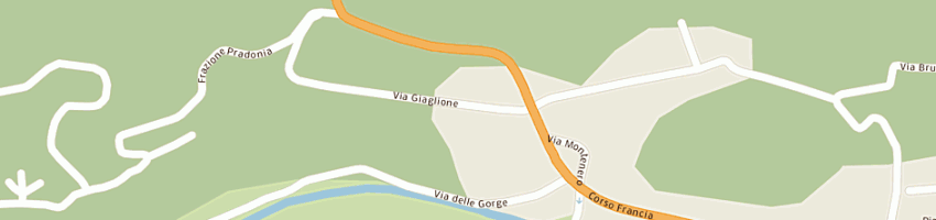 Mappa della impresa antica trattoria la stellina a SUSA