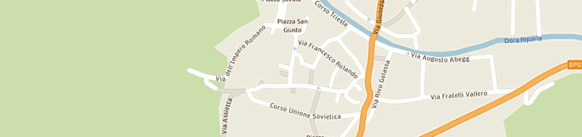 Mappa della impresa comune di susa a SUSA