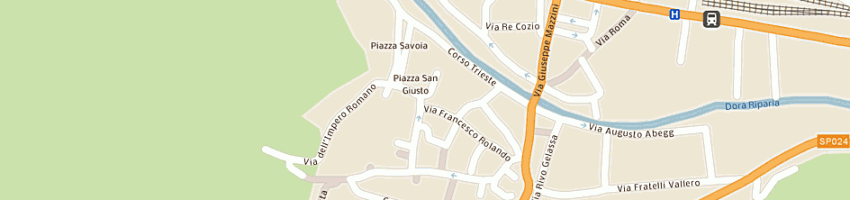 Mappa della impresa la valsusa a SUSA