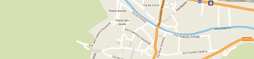 Mappa della impresa bergero aldo a SUSA