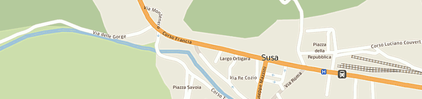 Mappa della impresa cipriano simon luigi a TORINO