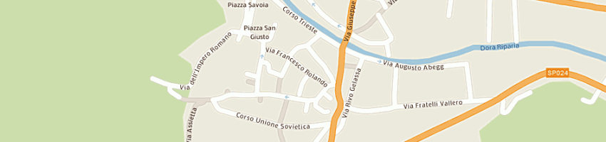 Mappa della impresa sanna patrizia a SUSA
