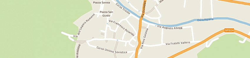 Mappa della impresa albezano giacinto a TORINO