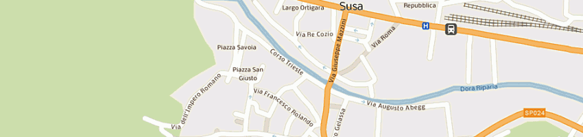 Mappa della impresa distretto scolastico n36 a SUSA