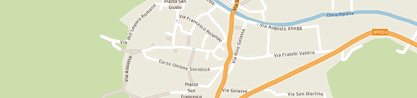 Mappa della impresa velvet snc di tarasco ornella e cavallari massimo a TORINO