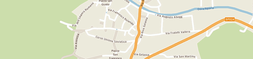 Mappa della impresa cogno olga a SUSA