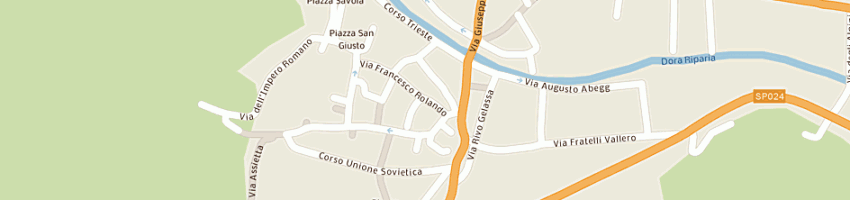 Mappa della impresa oddone alessandra a TORINO
