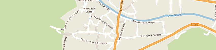 Mappa della impresa grival snc di valsania maria e tuninetto patrizia a TORINO