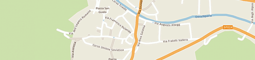 Mappa della impresa secci elena a SUSA