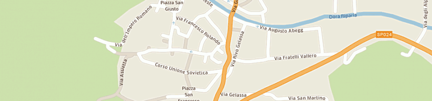 Mappa della impresa sj fashion store di wang yunhe a TORINO
