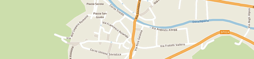 Mappa della impresa perreca antonio a SUSA