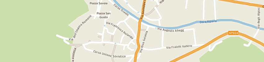 Mappa della impresa graziano antonia a TORINO