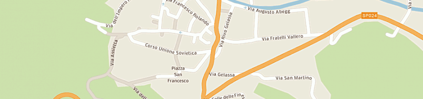 Mappa della impresa nonsolobici a SUSA