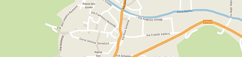 Mappa della impresa cera e non cera sas di bartolotti maddio sandriolo a SUSA