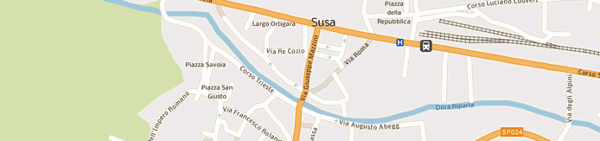 Mappa della impresa rossi profumi srl a TORINO
