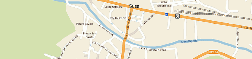 Mappa della impresa rt di patanella michelina a TORINO