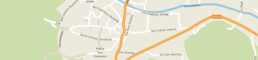 Mappa della impresa pelissero giovanni a SUSA