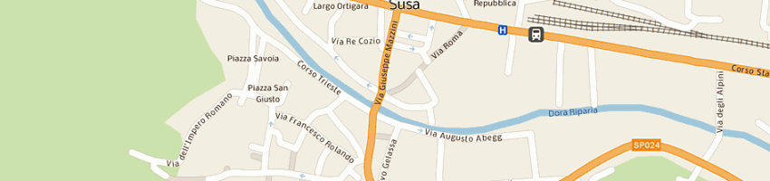 Mappa della impresa araceis cafe' di lapata angela a TORINO