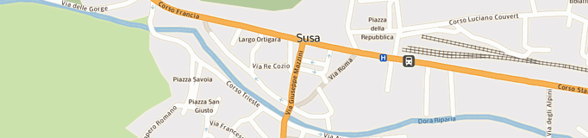 Mappa della impresa 10 e lode di crosetto michela a SUSA