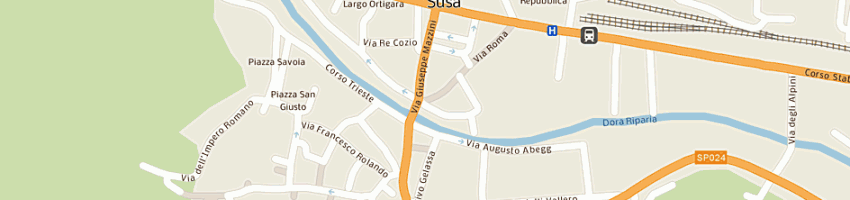 Mappa della impresa sacco marilena a SUSA