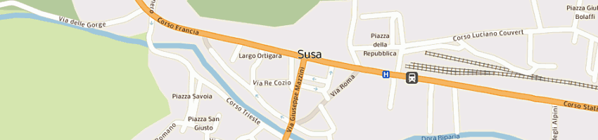 Mappa della impresa ubs (italia) spa a TORINO
