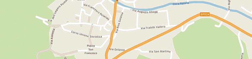 Mappa della impresa istituto piccole ausiliatrici del clero a SUSA