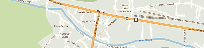 Mappa della impresa amplifon spa a SUSA