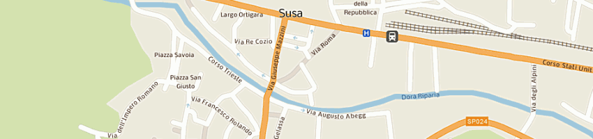 Mappa della impresa braida bruno flli snc di braida nruno cesare e maria a SUSA