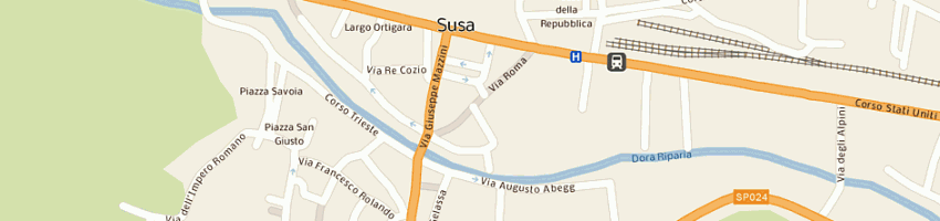 Mappa della impresa studio emme sas di bava maria teresa dotta mariacarla e c a TRINITA 