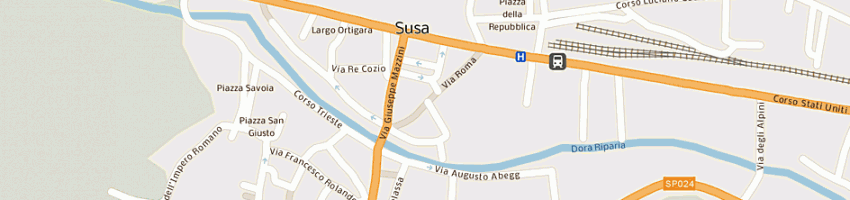Mappa della impresa gaeta stefano a SUSA