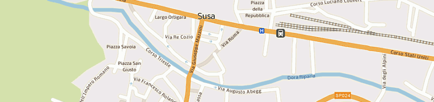 Mappa della impresa panassi angelo a SUSA