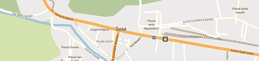 Mappa della impresa bagnati rag roberto scf sas a TORINO