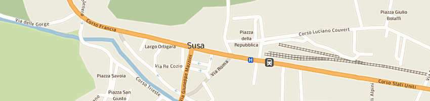 Mappa della impresa autoscuola moncenisio a SUSA