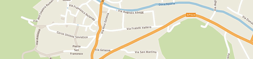 Mappa della impresa bs sistemi a SUSA