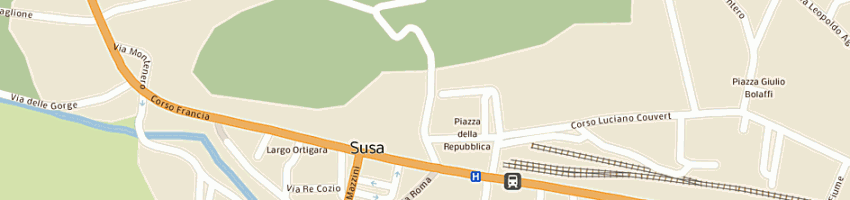 Mappa della impresa francioli giorgio a SUSA