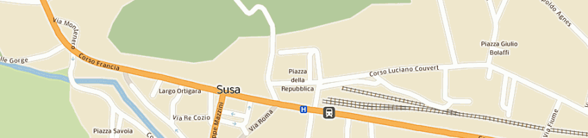 Mappa della impresa guardia di finanza a SUSA