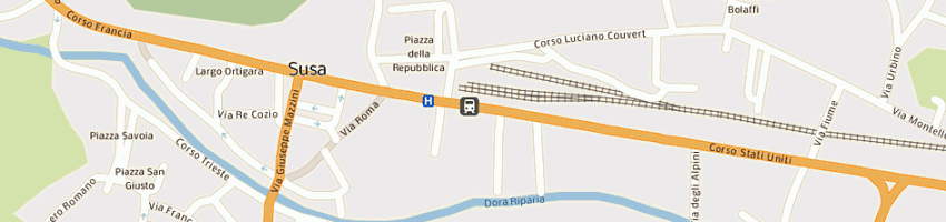 Mappa della impresa il golosone di col margherita a SUSA